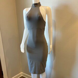 Susana Monaco Halter Bodycon Midi Dress